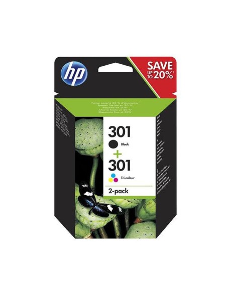 Tinta Original Hp Pack n301 Negro + Color