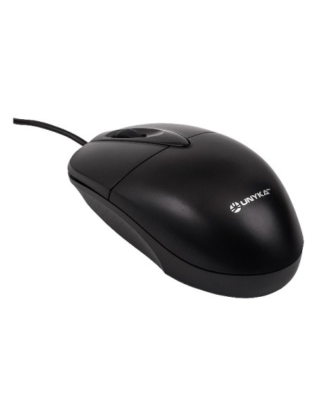 ÷ Mouse unyka a127 usb color negro 3 botones