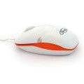 ÷ Mouse 3free mcm101/wo dise?o blanco naranja