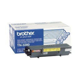 ÷ Tóner original brother tn3280 negro 8.000 páginas
